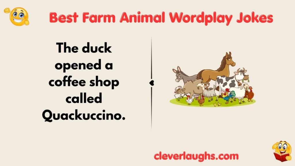 Best Farm Animal Wordplay Jokes