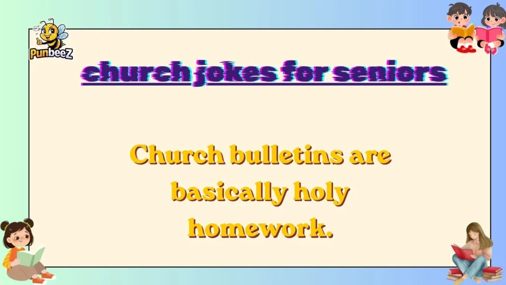 church jokes for seniors