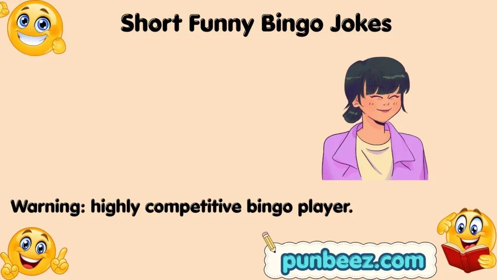 Short Funny Bingo Jokes