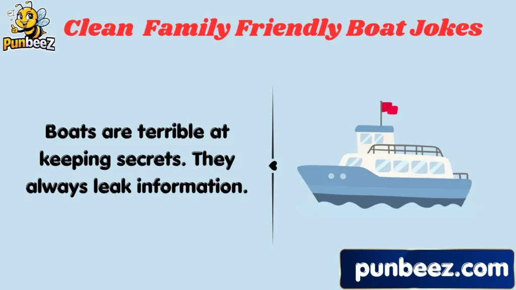 Clean Family Friendly Boat Jokes