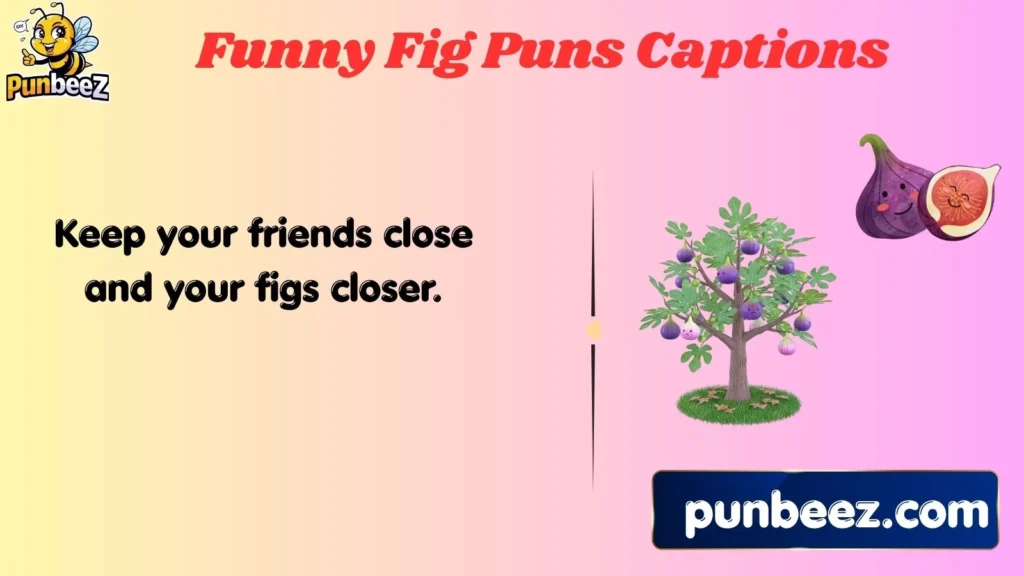 Funny Fig Puns Captions