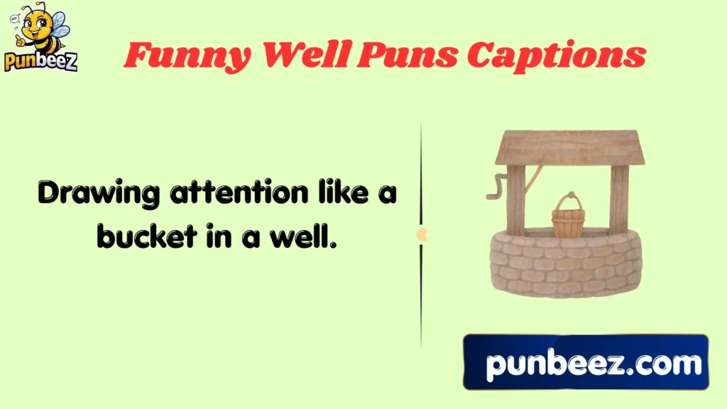 Funny Well Puns Captions