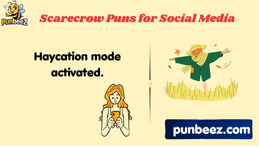 Scarecrow Puns for Social Media