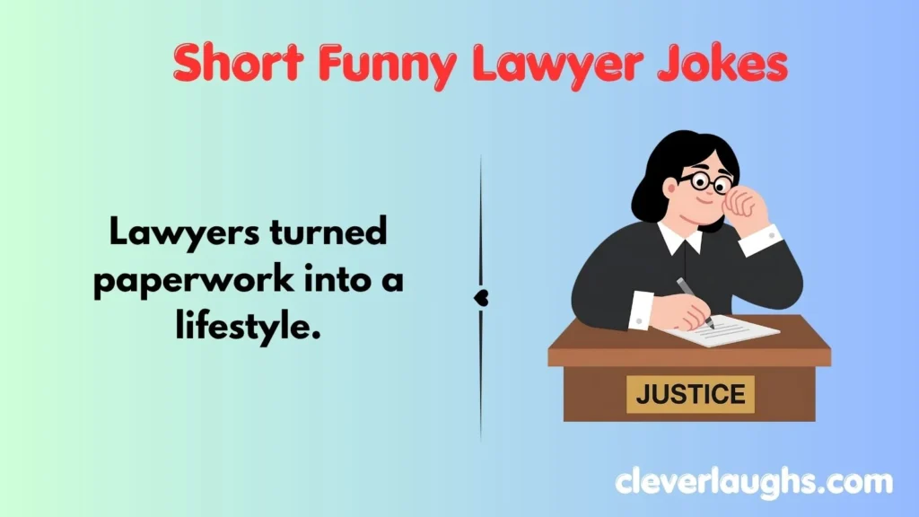 Short Funny Lawyer Jokes